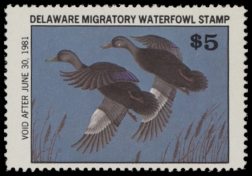 Picture of 1980 Delaware Duck Stamp - First of State MNH VF