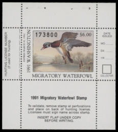 Picture of 1991 Washington Duck Stamp MNH VF