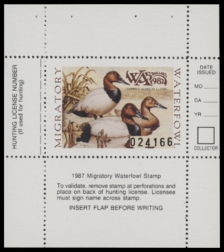 Picture of 1987 Washington Duck Stamp MNH VF