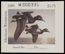 Picture of 1985 Michigan Duck Stamp MNH VF