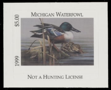 Picture of 1999 Michigan Duck Stamp MNH VF