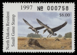 Picture of 1997 North Dakota Duck Stamp MNH VF