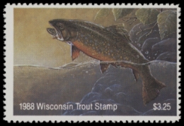 Picture of 1988 Wisconsin Trout Stamp MNH VF