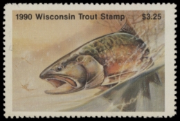 Picture of 1990 Wisconsin Trout Stamp MNH VF