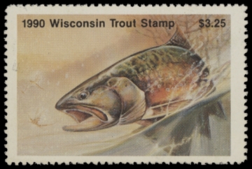 Picture of 1990 Wisconsin Trout Stamp MNH VF