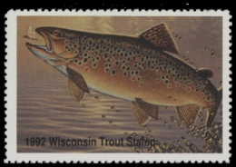 Picture of 1992 Wisconsin Trout Stamp MNH VF