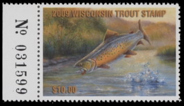 Picture of 2009 Wisconsin Trout Stamp MNH VF
