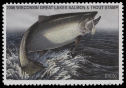 Picture of 2006 Wisconsin Great Lakes Salmon & Trout Stamp  MNH VF