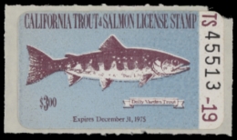 Picture of 1975 California Fishing Stamp MNH VF