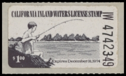 Picture of 1974 California Fishing Stamp MNH VF