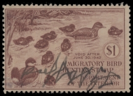 Picture of RW8 1941 Duck Stamp  Used F-VF