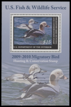 Picture of RW76B 2009 Duck Stamp  MNH F-VF