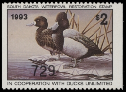 Picture of 1993 South Dakota Duck Stamp MNH VF