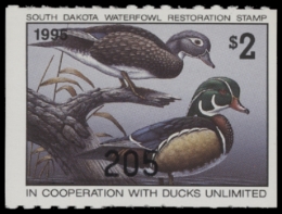 Picture of 1995 South Dakota Duck Stamp MNH VF