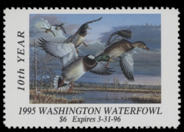 Picture of 1995 Washington Duck Stamp MNH VF