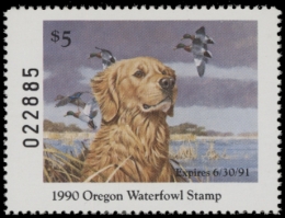 Picture of 1990 Oregon Duck Stamp MNH VF