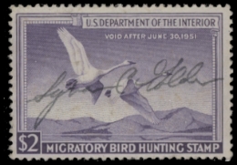 Picture of RW17 1950 Duck Stamp  Used F-VF