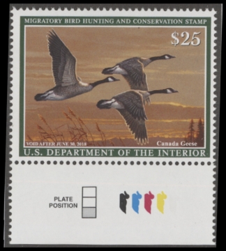 Picture of RW84 2017 Duck Stamp  MNH F-VF