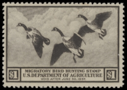 Picture of RW3 1936 Duck Stamp  MLH F-VF