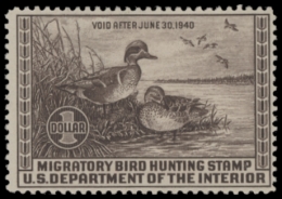 Picture of RW6 1939 Duck Stamp  MLH F-VF