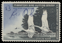 Picture of RW33 1966 Duck Stamp  Used F-VF