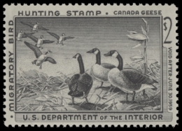 Picture of RW25 1958 Duck Stamp  MNH F-VF