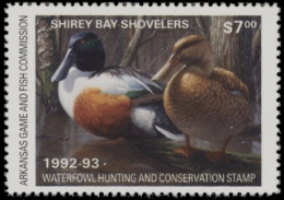 Picture of 1992 Arkansas Duck Stamp MNH VF