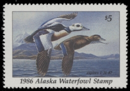 Picture of 1986 Alaska Duck Stamp MNH VF