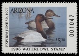 Picture of 1996 Arizona Duck Stamp MNH VF
