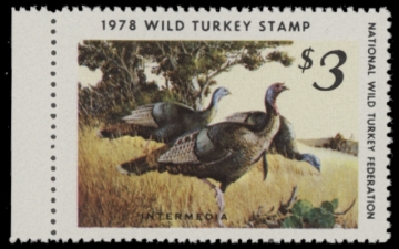 Picture of 1978 National Wild Turkey Federation Wild Turkey Stamp MNH VF