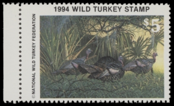 Picture of 1994 National Wild Turkey Federation Wild Turkey Stamp MNH VF