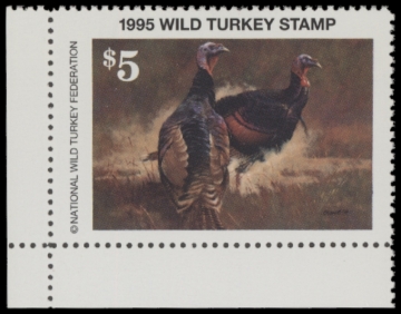 Picture of 1995 National Wild Turkey Federation Wild Turkey Stamp MNH VF