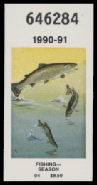 Picture of 1990 New York Fishing Stamp