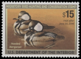 Picture of RW72 2005 Duck Stamp. MNH F-VF