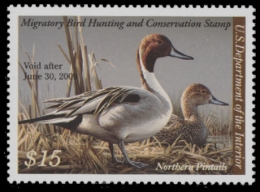 Picture of RW75 2008 Duck Stamp. MNH F-VF