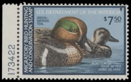 Picture of RW46 1979 Duck Stamp. MLH