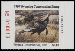 Picture of 1996 Wyoming Duck Stamp