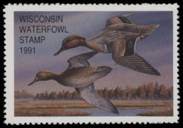 Picture of 1991 Wisconsin Duck Stamp