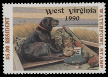 Picture of 1990 West Virginia Duck Stamp