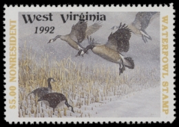 Picture of 1992 West Virginia Duck Stamp