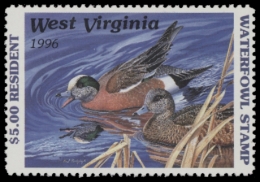 Picture of 1996 West Virginia Duck Stamp
