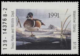 Picture of 1991 Texas Duck Stamp
