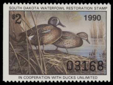 Picture of 1990 South Dakota Duck Stamp