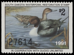 Picture of 1991 South Dakota Duck Stamp