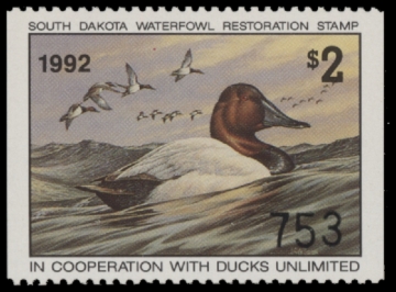 Picture of 1992 South Dakota Duck Stamp