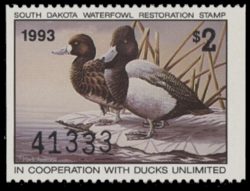 Picture of 1993 South Dakota Duck Stamp