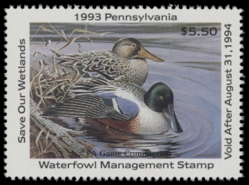 Picture of 1993 Pennsylvania Duck Stamp