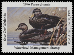Picture of 1996 Pennsylvania Duck Stamp