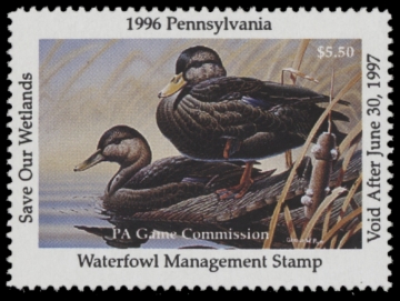 Picture of 1996 Pennsylvania Duck Stamp