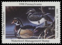 Picture of 1998 Pennsylvania Duck Stamp